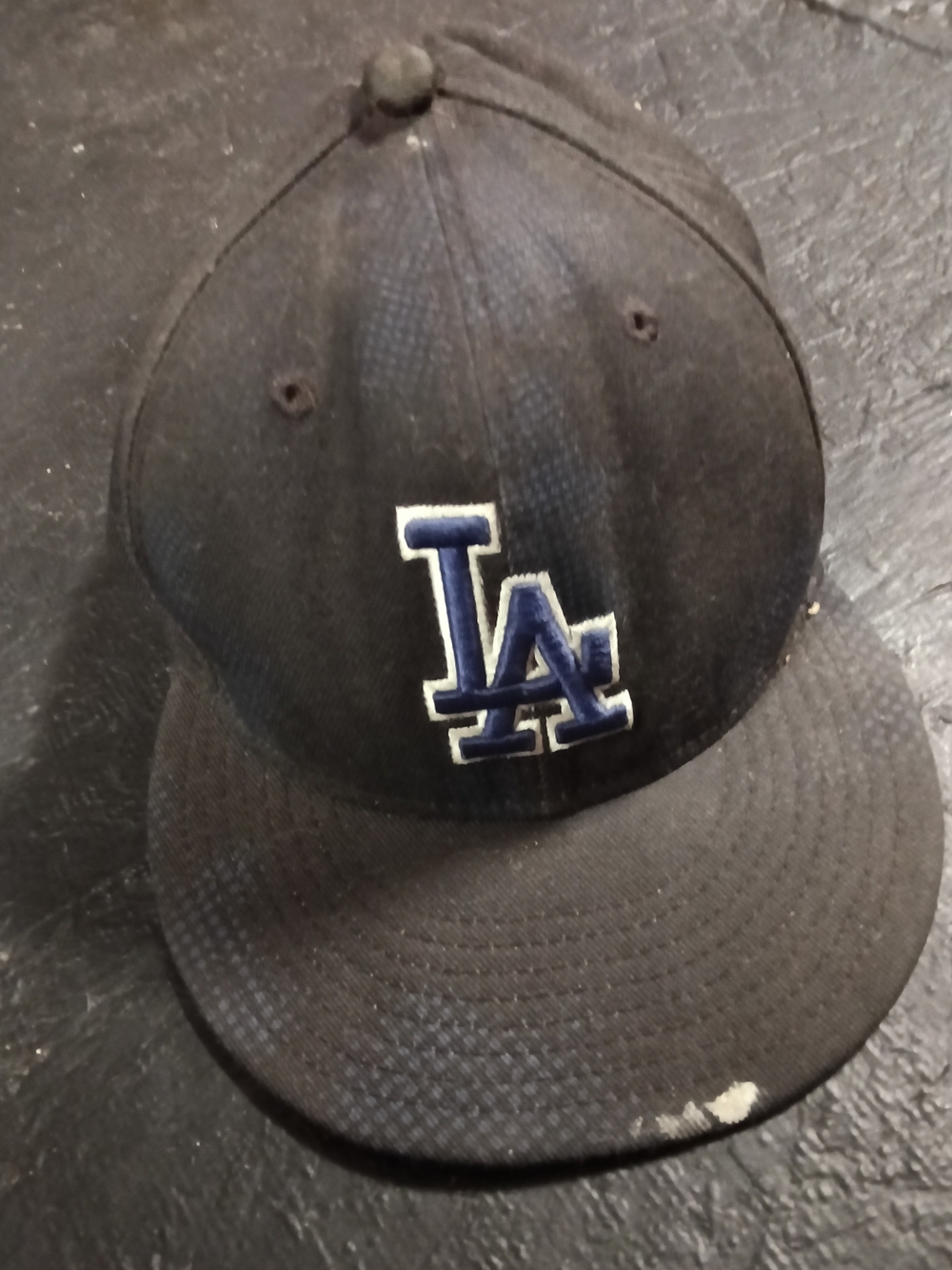 New Era Los Angeles Dodgers Navy and White Embroidered Logo Cap